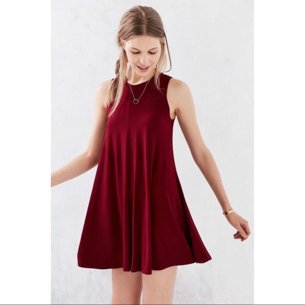 L.A. Hearts Maroon Sleeveless Dress